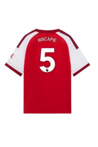 Arsenal Piero Hincapie #5 Babyklær Hjemme Fotballdrakt til barn 2026-27 Korte ermer (+ Korte bukser)